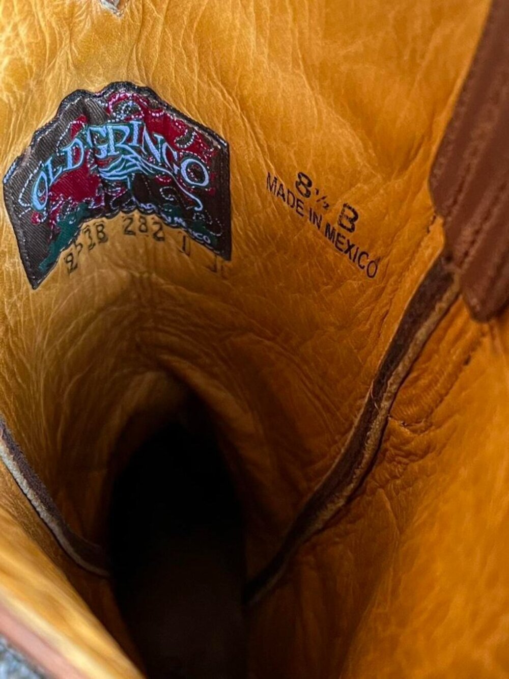 Old Gringo Brown Leather Cowboy Boots Wmn 8.5B Western Country Farm Barn Chores - Picture 6 of 6